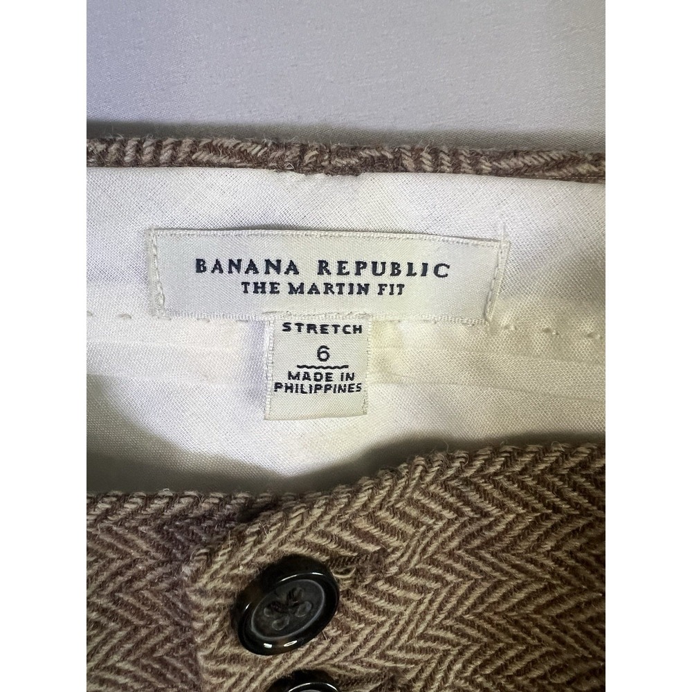 Banana Republic Women's Dress Pants Stretch Flared Bottoms, Size 6 - Picture 4 of 9